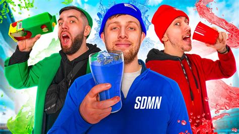 SIDEMEN DRINK ONE COLOUR FOR 24 HOURS CHALLENGE .
